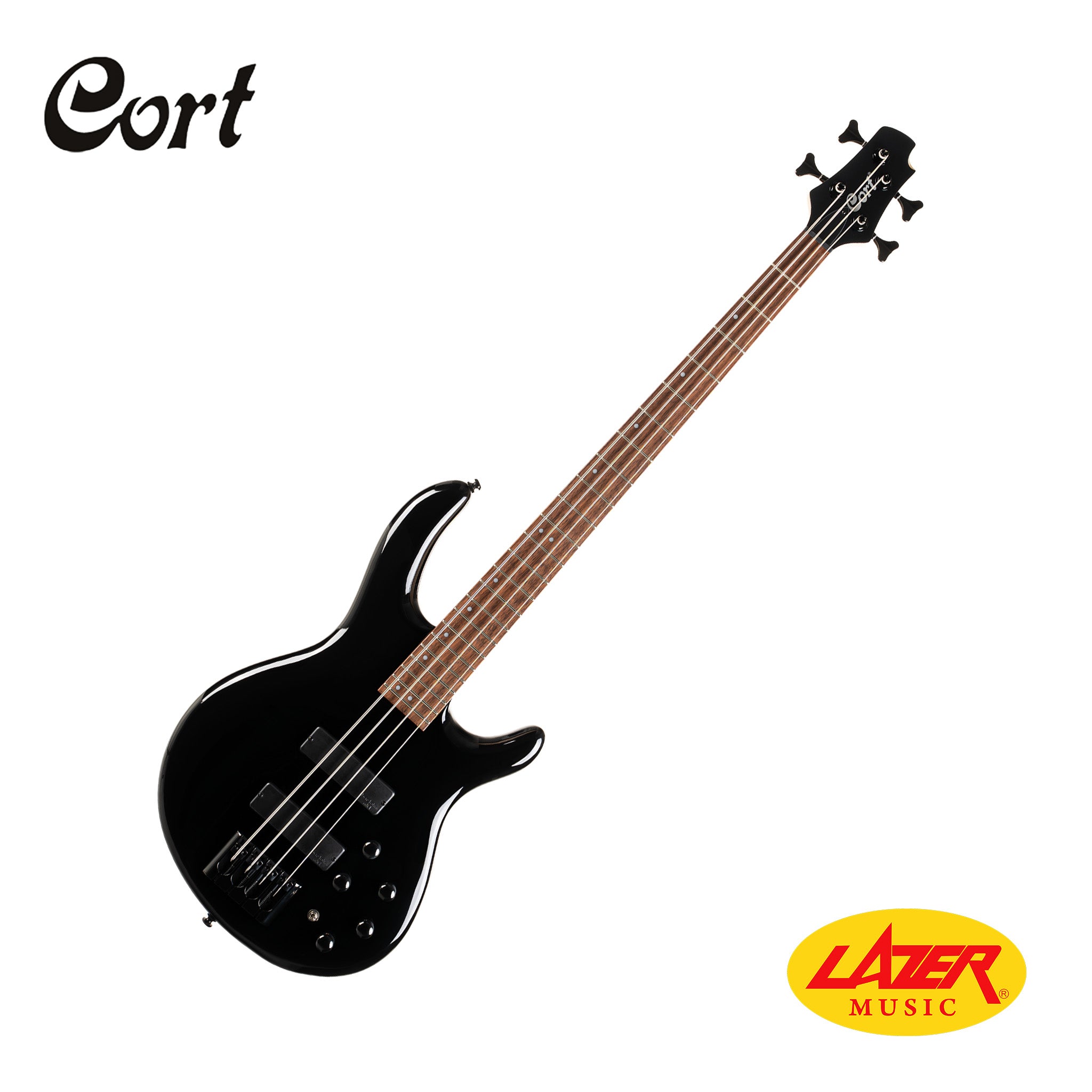 Cort C4 Deluxe Bass Guitar (Black)